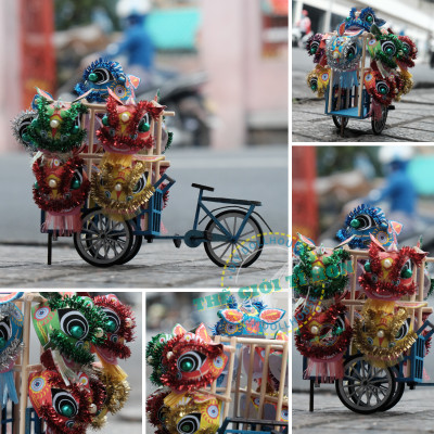 MÔ HÌNH TỰ LẮP RÁP DIY SÀI GÒN XƯA - XE LÂN - HR11