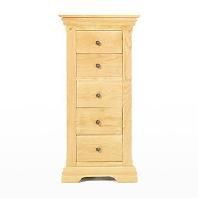 Tủ 5 Ngăn Kéo Đứng Victoria Gỗ Sồi IBIE