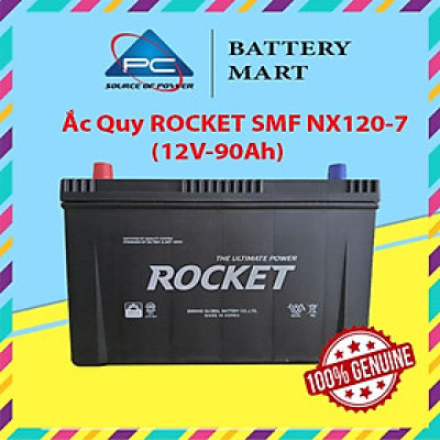 Bình Ắc Quy 12V-90Ah, Ắc Quy ROCKET SMF NX120-7/L