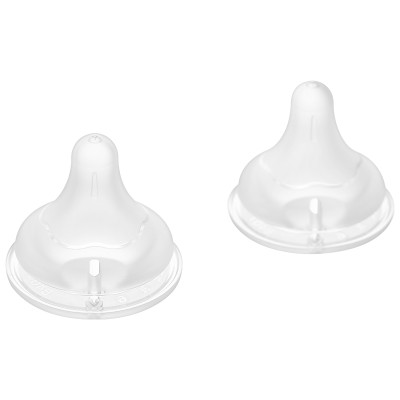 Bộ 2 núm ti Pigeon siêu mềm Plus WN3 cổ rộng size LLL (từ 15 tháng)