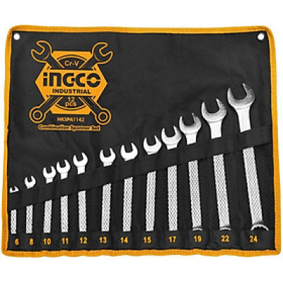 BỘ 12 CỜ LÊ VÒNG MIỆNG 6-24MM/6-32MM INGCO - HÀNG CHÍNH HÃNG