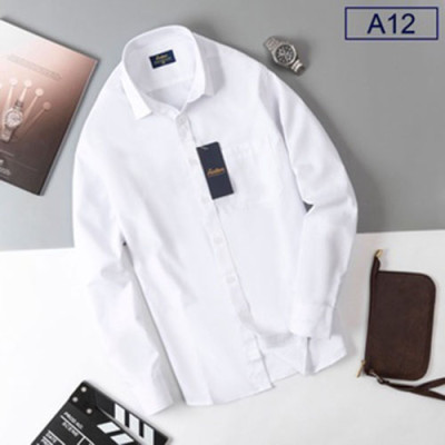 Áo Sơ Mi Nam Trắng Trơn Dài Tay Công Sở Trung Niên Thương Hiệu Anton Vải Nano Chống Nhăn - SRD05