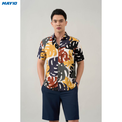 Áo sơ mi nam cộc tay May 10 form RegularFit 010124002 6
