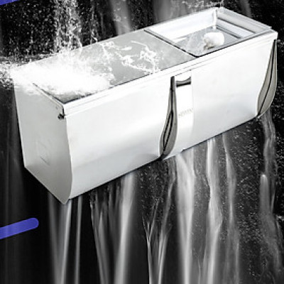 Lô giấy đôi inox 304 chống ăn mòn mặt gương sang trọng Hiwin Y-309 kích thước 270x100x115