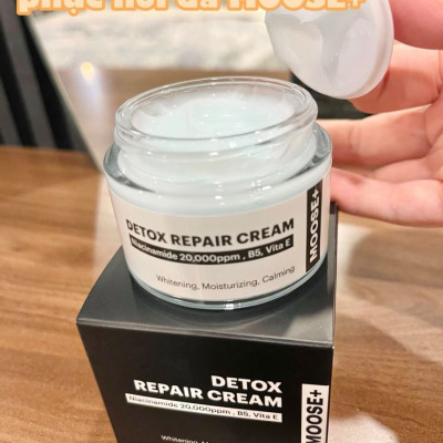 Kem dưỡng moose+ detox repair cream 50g hạn 2027