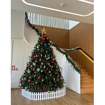 Cây thông Pe cao cấp 1m5 - Cây thông noel PE -  Cây tự động bung cành