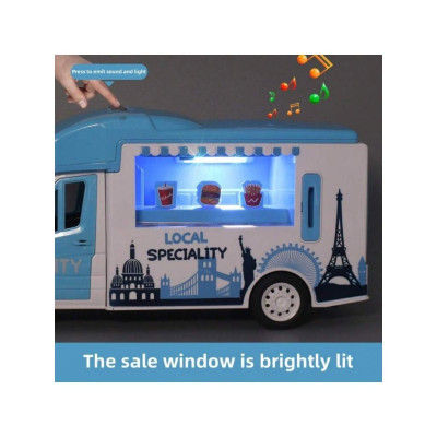 TOYSTAR - 666-02P Mô hình xe đồ ăn nhanh tỉ lệ 1:14 (KT 28x9.6x13.8cm)