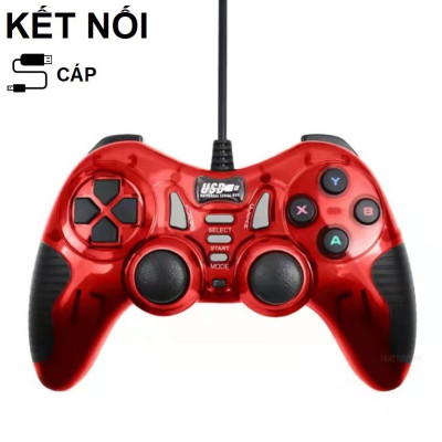 Gamepad Tay cầm chơi Game P208 dây USB cho máy tính Laptop hàng nhập khẩu