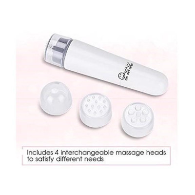 (Hàng Hot) MÁY MASSAGE mặt 4 đầu thay thế Loại Xịn (Tặng Kèm Pin 2A Sẵn)