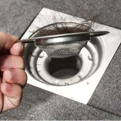 Dụng Cụ Thoát Nước Sàn Nhà Tắm, Bịt Nắp Cống Inox KUNBE, Thoát Nhanh, Chặn Tóc, Lọc Rác, Chống Tắc Hiệu Quả