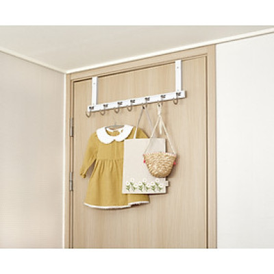 Móc treo quần áo sau cửa không cần khoan Wellex MU607(DR25) hạ 25cm