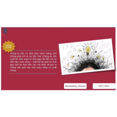 Sách - Tư Duy Tối Ưu - First Things First (Tái bản) - First News