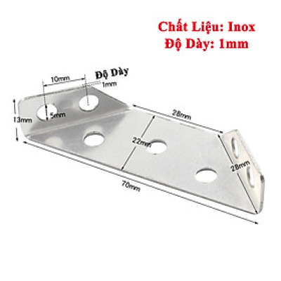 Ke Góc Vuông Đa Năng KUNBE Pat Góc Vuông 90 Độ Chốt Giữ 3 Mặt Cố Định Đồ Nội Thất Chắc Chắn