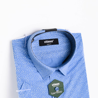 Áo sơ mi nam ngắn tay form Slim fit