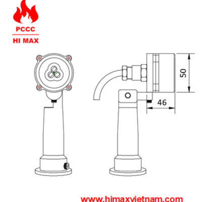 Đầu báo lửa chống nổ hi max IRT-021-K