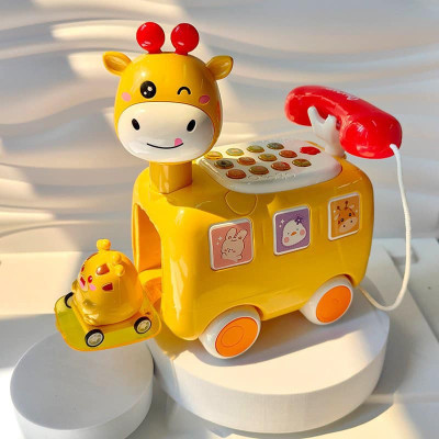 Đồ Chơi Điện Thoại, Có Nhạc, Có Đèn, Điện Thoại Hình Hươu, Đồ Chơi Cho Bé Trai, Bé Gái, Đồ Chơi Trẻ Em HT SYS