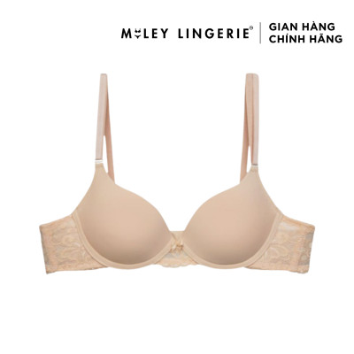 Combo 2 Áo Ngực Cúp Tròn Lưng Ren Miley Lingerie Màu Đen và Da - BRM002