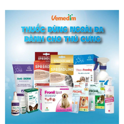 Viên Bổ sung Canxi và Khoáng cho Chó Mèo Vemedim Calci Tab, Giúp Xương Chắc Khỏe - Hộp 50 viên