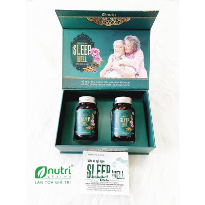 Viên ăn ngủ ngon Sleep Well - hộp 2 lọ x 30 viên