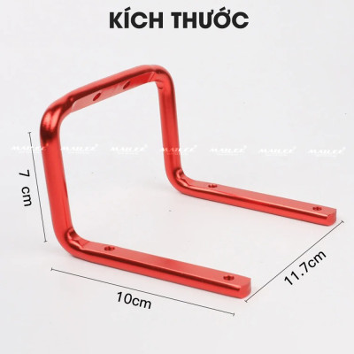 Giá gắn bình nước đôi hợp kim nhôm SSJ-02, giá cố định dưới yên xe đạp mở rộng (không kèm gá bình) phù hợp xe đạp địa hình, xe đua, fixed gear, khung nhôm kèm phụ kiện- Mai Lee