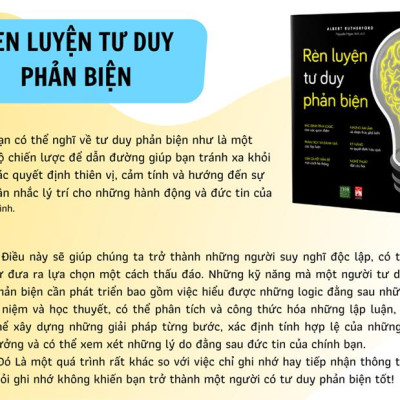 Rèn Luyện Tư Duy Phản Biện