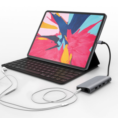 CỔNG CHUYỂN HYPERDRIVE POWER 9-IN-1 USB-C HUB FOR IPAD PRO 2018, MACBOOK, SURFACE– HD30F