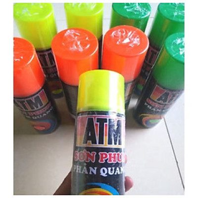 1 CHAI SƠN XỊT SÁNG MÀU DẠ QUANG CỰC ĐẸP TRANG TRÍ