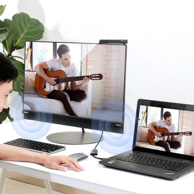 Ugreen UG70693CM323TK 4K 60hz Bộ chuyển đổi HDMI sang USB Type-C màu ghi xám có cổng cấp nguồn micro usb 5v - HÀNG CHÍNH HÃNG