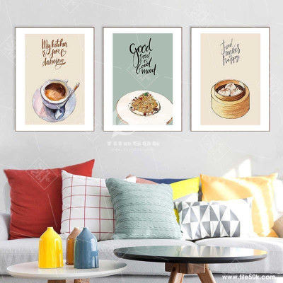 TRANH BỘ 3 TREO TƯỜNG CỠ ĐẠI KÈM KHUNG - TREO QUÁN CAFE- TB3BAFCF405