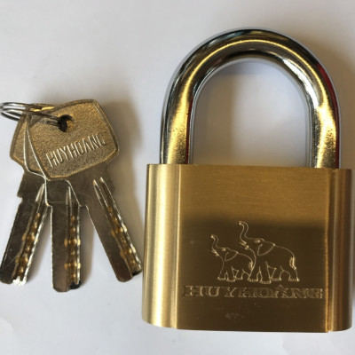 Khóa đồng Huy Hoàng con voi cầu 10