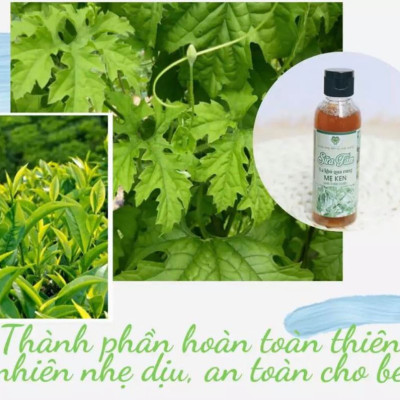 SỮA TẮM LÁ KHỔ QUA RỪNG MẸ KEN -500ML (hỗ trợ  Trị rôm sẩy cho bé ,hăm tả, ngứa da)