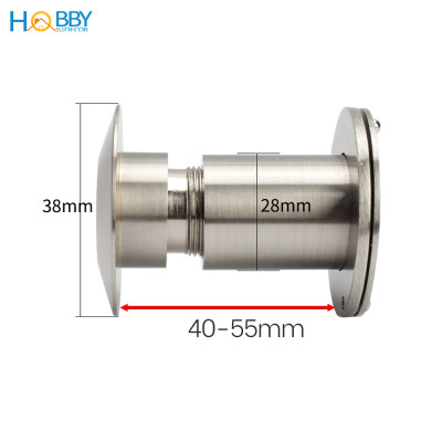 Mắt thần gắn cửa chống trộm góc rộng phi 28 Hobby Home Decor MT2