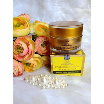 Kem Face Collagen X3 dưỡng Trắng da - Ngừa mụn - Nám