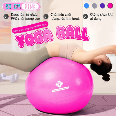 [KHÔNG KÈM BƠM] Bóng Tập Yoga 85cm-Bóng Tập Thể Hình- Hàng Cao Cấp Chính Hãng  (hàng nhập khẩu)