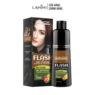 GEL GỘI PHỦ BẠC FLASH 200ML ( P02 - NÂU ĐEN)