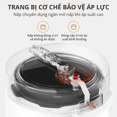 Nồi nấu cháo mini Mishio 1L - Hàng chính hãng