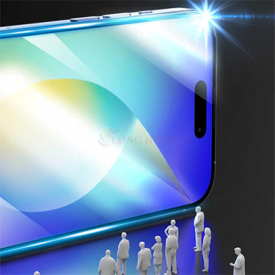 Dán màn hình cường lực Full viền MiPow KingBull Premium-Silk dành cho iPhone 15 Pro Max BJ504 - Hàng chính hãng