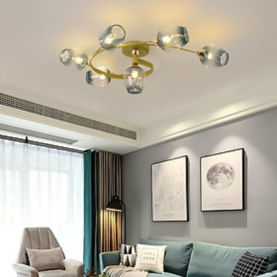 Đèn trần MELODA thân vàng trang trí nhà cửa hiện đại - kèm bóng LED chuyên dụng