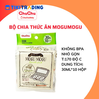 Bộ chia đồ ăn em bé Chuchu Baby Mogu Mogu