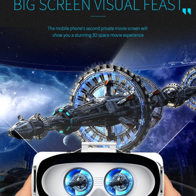 Kính Thực Tế Ảo 3D VR SHINECON 6 G06EB Android IOS - Dùng Cho Điện Thoại Từ 4.7 - 6.1 inches - Hàng Chính Hãng