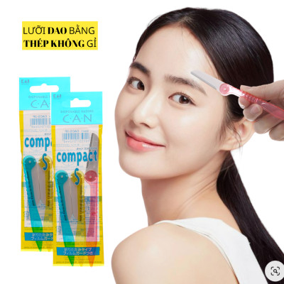 Dao Cạo Lông Mặt Cán Gập Kai Can Compact 01244 CS-3P
