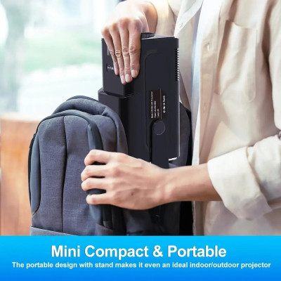 Máy chiếu android có điều khiển cử chỉ và giọng nói tiếng việt, Bluetooth, loa, kết nối màng hình điện thoại, Wifi kép 2 băng tần, cài sẵn ứng dụng tivi truyền hình cáp bóng đá và phim HD miễn phí vĩnh viễn - Hàng Nhập Khẩu