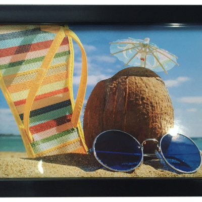 Bộ 5 Khung Hình Kính Treo Tường Tặng Sơ Đồ Treo Tranh Và Đinh Treo Tranh - Khung Hình Phạm Gia PGCTK34