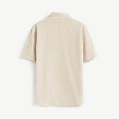 Áo sơ mi tay ngắn nam cotton linen Form Regular - RT 10S25SHS004 | ROUTINE CÀ MAU