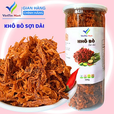 Khô Bò Sợi Dài Viettin Mart 500g