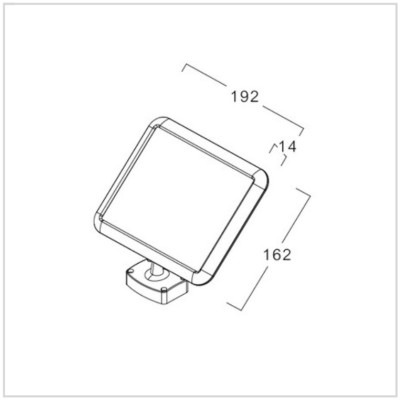 ĐÈN PHA NĂNG LƯỢNG MẶT TRỜI, LUMAX#EFLL6W/BL-6LED/6.5K-XSXD/SENSOR