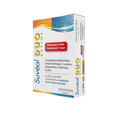 Vitamin Bổ Mắt Cao Cấp Từ Pháp Suvéal Duo: Chống Tia Sáng Xanh, Giảm Tổn Thương Mắt Do  Quá Trình Oxh Trong Học Tập, Làm Việc, Tuổi Tác, Phòng Ngừa Và Hỗ Trợ Điều Trị Đục Thủy Tinh Thể, Thoái Hóa Điểm Vàng 