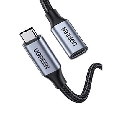 Ugreen UG80810US372TK 0.5M 3.1 gen2 4k 60hz 100w 10Gbps Cáp nối dài usb type c - HÀNG CHÍNH HÃNG