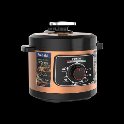 Nồi áp suất điện 6 L Funiki HPC6858 - Công suất 1000W - Bảo hành 26 tháng - Hàng chính hãng