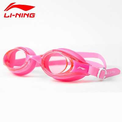 Kính bơi người lớn LI-NING chống sương mù - Hồng - Hàng chính hãng